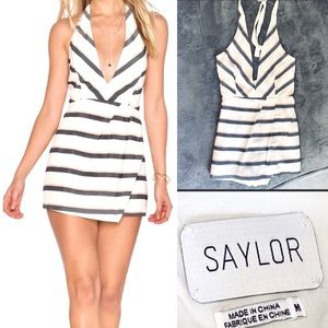 SAYLOR Striped Romper
